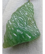 Icy Ice Green Natural Burma Jadeite Jade Peace &amp; Calm Pendant # 123.70 c... - £689.16 GBP