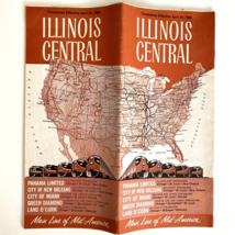 1966 Illinois Central Railroad Passenger Train Schedule Chicago Miami Time Table - £22.38 GBP