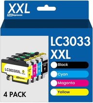 LC3033XXL Ink Replacement for LC3033 BK C M Y Ink Cartridges Brother LC3... - $78.80