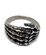 Boney Hand Skeleton Stainless Steel Size 12 Rings NEW - $272.32 MXN