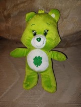 Kellytoy Care Bears Good Luck Plush 10&quot; Green Shamrock Stuffed Animal To... - $14.84