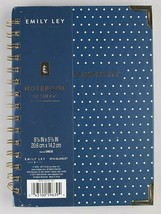 NEW Emily Ley Paper Navy Polka Dot Hard Cover Joy &amp; Simplified Notebook Journal - $7.30