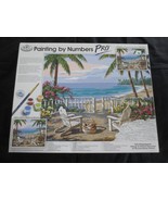 NIB Royal Langnickel COASTAL VIEW Paint By Number PAINTING KIT - 20&quot; x 16&quot; - £15.72 GBP