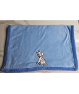 2011 Disney Baby 101 Dalmatians Blue Fleece Baby Blanket 38x28&quot; HTF!  - £28.81 GBP