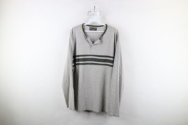 Vintage 90s Abercrombie &amp; Fitch Mens XL Striped Long Sleeve Henley T-Shirt USA - £41.58 GBP