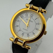 Vintage Armitron Quartz Watch 20/2640 Unisex Gold Tone Leather Japan New... - $443.50 MXN
