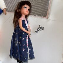 Vintage 1967 Uneeda 5" Miss Tiny Teen Pageant  Doll "PROM TIME" Pretty B1 - $35.06