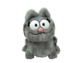 7" VINTAGE 1980's NERMAL GREY CAT GARFIELD STUFFED ANIMAL PLUSH TOY - $61.75