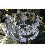 Orrefors Sweden Crown Crystal Bowl 5&quot; x 4&quot; Engraved Markings felt pads o... - $87.12 CAD