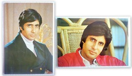 Lot of 2 Bollywood Actor Amitabh Bachchan Unposted Post Cards Postcard India - £7.87 GBP