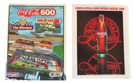 NASCAR Coca Cola 600 Souvenir Program Magazine 1988 &amp; Starting Lineup Ch... - $221.85 MXN