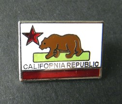 Us California Republic State Flag Usa Lapel Pin Badge 7/8 X 9/16 Inch - £4.28 GBP
