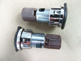 2 Two OEM GM Auxillary Accessory Power Outlet Cigarette Lighter w/ Caps ... - $13.85