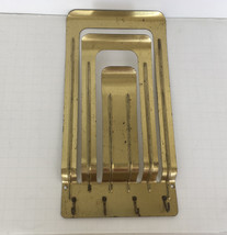 vintage industrial shop hanging  metal key letter holder work order holder  - $393.26 MXN