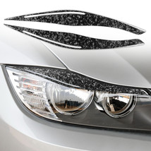   Headlight Eyelid Eyebrow Cover Fit for  E90 E91 328i 335i Forged - £68.48 GBP