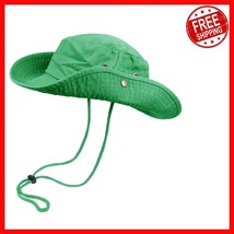 Stylish Wide Brim Bucket Hat with UV Shield - Unisex for Outdoor Activities - $26.72