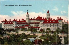 St. Augustine FL- Florida, Hotel Ponce De Leon, Oldest City, Vintage Postcard a3 - £17.01 GBP