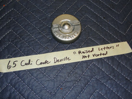 Oem 65 Cadillac NON-VENTED Gas Tank Fuel Cap (Vintage Raised Letters) - $39.59