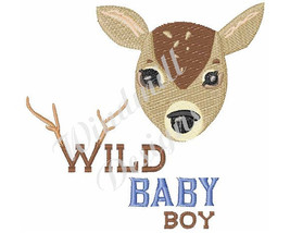 Wild Baby Boy - machine embroidery design - £2.75 GBP