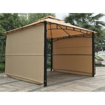 Jeco 11 x 11 ft. Meta Gazebo with Two Sides Awning - $10,143.60 MXN