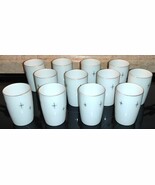Fukagawa Arita 713 Cross Star Atomic Age JUICE / WATER GLASS 12pc Set Fi... - $99.99