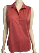 PUMA Pink Sleeveless Golf Shirt Size L - $14.24