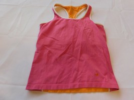 Athletic Works Women&#39;s Ladies Sleeveless Tank Top Shirt Size M 8-10 Pink Orange - £10.38 GBP