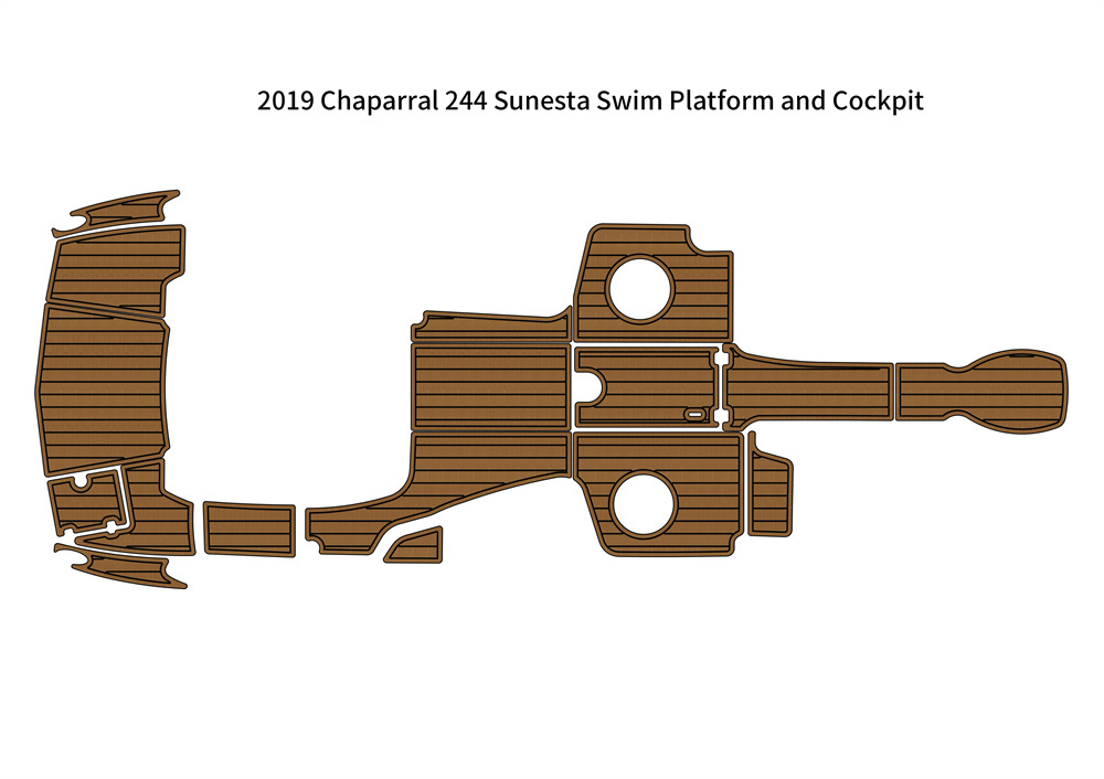 2019 Chaparral 244 Sunesta Swim Platform Cockpit Boat EVA Foam Teak Floo... - $899.00