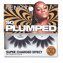 I ENVY by KISS SO PLUMPED SUPER CHARGED 3X FULLER EYE EFFECT 3D LASHES #... - $2.99