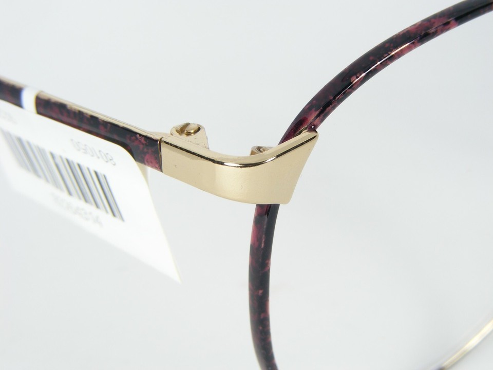 NEW W/ TAG Altair 330 BURGUNDY EYEGLASSES GLASSES METAL FRAME 53-16-135mm France Item image 4