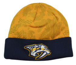 Nashville Predators NHL Iconic Knit Cuffed Beanie Winter Hat by Fanatics - £16.62 GBP