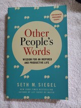 Other People&#39;s Words By Seth M. Siegel (2021, Uncorrected Proof, Paperback) - £1.63 GBP