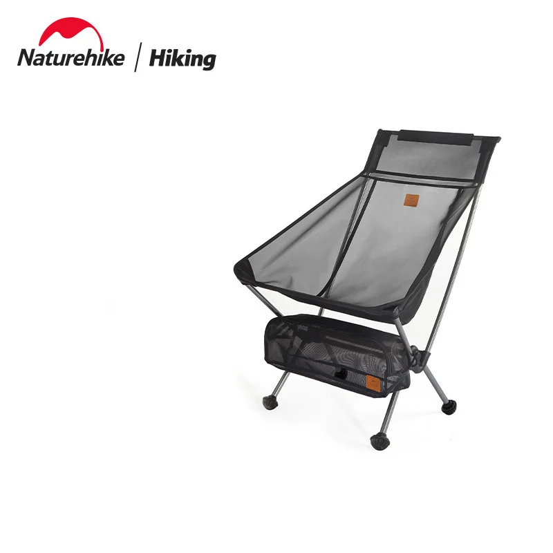 Naturehike 2022 New Camping Aluminum Alloy Folding Moon Chair Outdoor Portable - £66.63 GBP+
