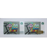 Starbucks Coffee 2014 Gift Card Bicycle Romance Flowers Zero Balance Set... - £9.61 GBP