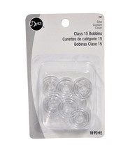 Dritz Plastic Class 15 Clear Bobbins 10 Count 937 - $6.81 CAD