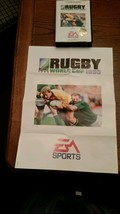 Rugby World Cup 95  (Sega Genesis, 1994)  with jacket and poster testeg ... - $9.08