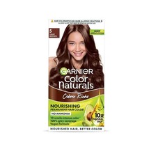 Garnier Color Naturals, Creme, No Ammonia Hair Color (5 Light Brown) - £13.80 GBP