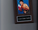 JULIO CESAR CHAVEZ PLAQUE BOXING CHAMPION WITH BELT &amp; FLAG - £3.94 GBP