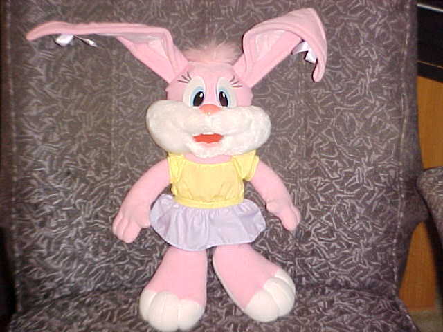20" Baby Bunny Plush Toy From Tiny Toon Adventures By Playskool 1990 - $59.39
