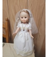 Vintage Nancy Ann Storybook First Communion Doll Blonde Hair Brown Eyes ... - $36.16 CAD