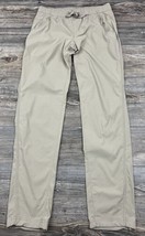 Eddie Bauer Pants Womens 2 Beige Hiking Elastic Waist Pull-On Nylon/Spandex - $14.85
