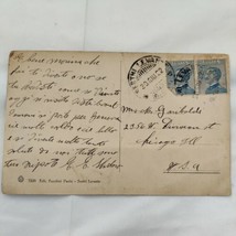 1922 Sestri Levante Italy Postcard W/ 2 King Victor Emmanuel 25c Stamp - $60.14