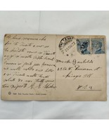 1922 Sestri Levante Italy Postcard W/ 2 King Victor Emmanuel 25c Stamp - $82.51 CAD