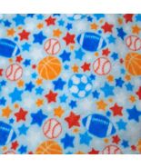 Swiggles sports balls Stars Baby Blanket Football Baseball Soccer Blue R... - $520.04 MXN