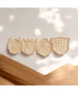 Set Of 4 Transformers Cookie Cutter Biscuit Fondant Cutter - $236.30 MXN