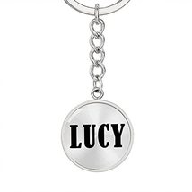 Lucy v01 - Luxury Keychain Personalized Name - £24.05 GBP