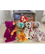 Lot Containing TY Beanie Babies Platinum Edition Club Kit and 4 Beanie B... - $196.33 CAD