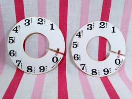 Neat Vintage Crescent Decal 2pc Rotary Phone Numerical Decal Stickers Deadstock! - £7.90 GBP