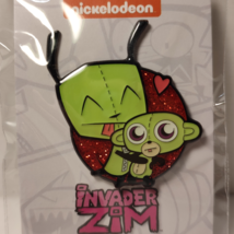 Invader Zim Gir and Teddy Enamel Pin Authentic Nickelodeon Collectible - £13.07 GBP