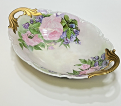Hutschenreuther Selb Bavaria Large Oval Handled Hand Painted Signed Bowl... - £29.48 GBP